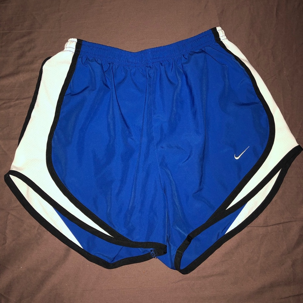 blue nike shorts